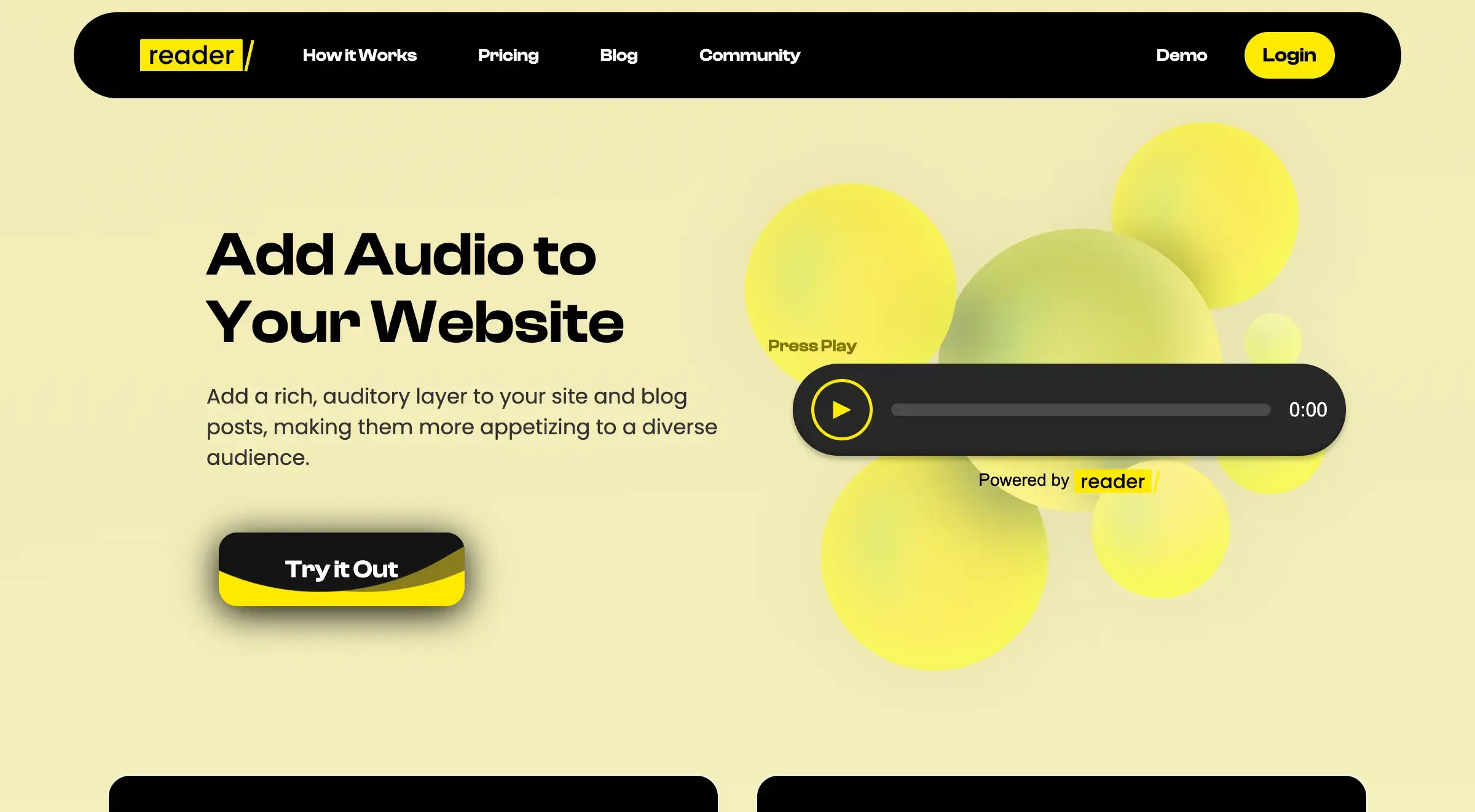 ButterReader: Transform Blog Texts into Engaging Audios